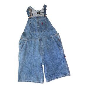 Vintage Ralph Lauren Polo Jean CO. Shortall Denim Jean Overalls Adult